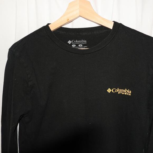 Columbia Long Sleeve Hunting T Shirt Men Size Medium Logo - Picture 2 of 12